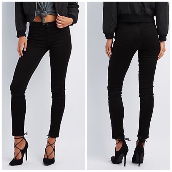 Charlotte Russe Denim - CR | Black Skinny Jeans
